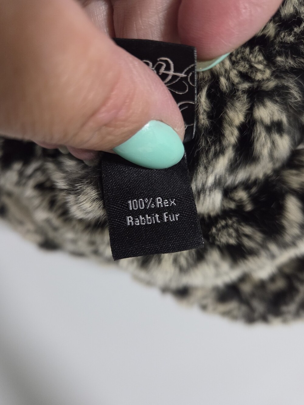 Saks Fifth Avenue Rabbit Fur Scarf